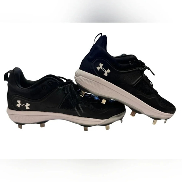 Under Armour Mircotips Cleets Black Size 9.5 - Picture 1 of 9
